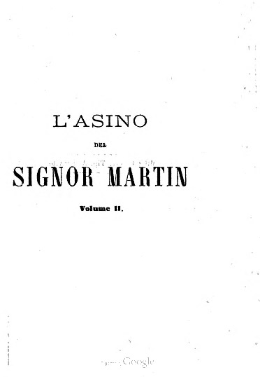 l asino del signor martin