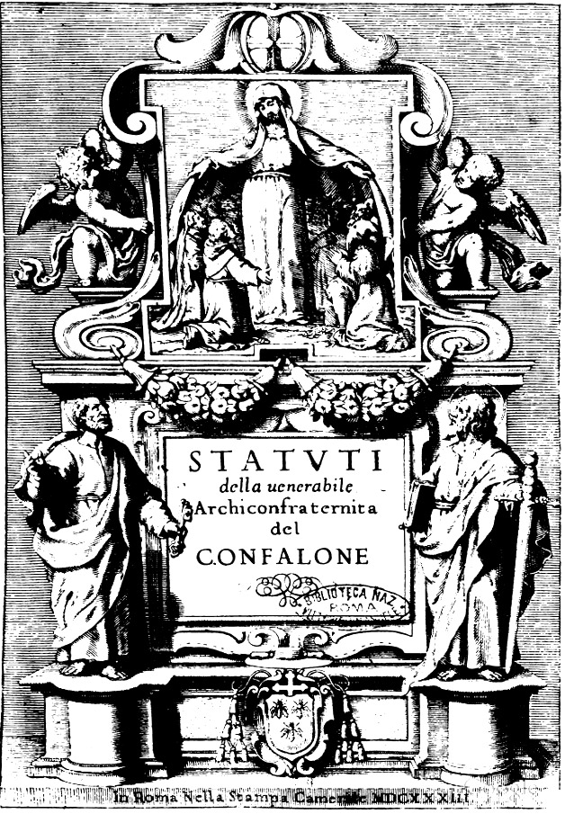 statuti Gonfalone 1633